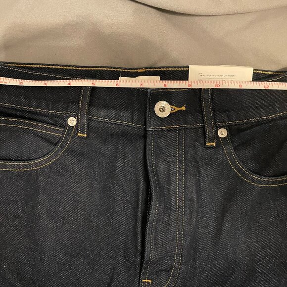 Everlane Women's Way-High® Curve Jean in Pure Blue, Size 28, Cotton - Picture 4 of 4